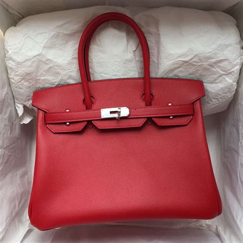 red hermes bag.with silver|hermes red bag price.